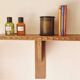 Solid oak wall shelf - Rustic Louis XVI style
