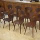 Ensemble de 8 chaises Baumann modèle “Gentiane” Henri Julien 1960’s