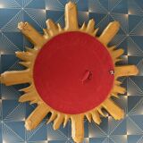 Golden wood sun mirror, 1960