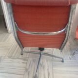 Vitra armchair and footrest set