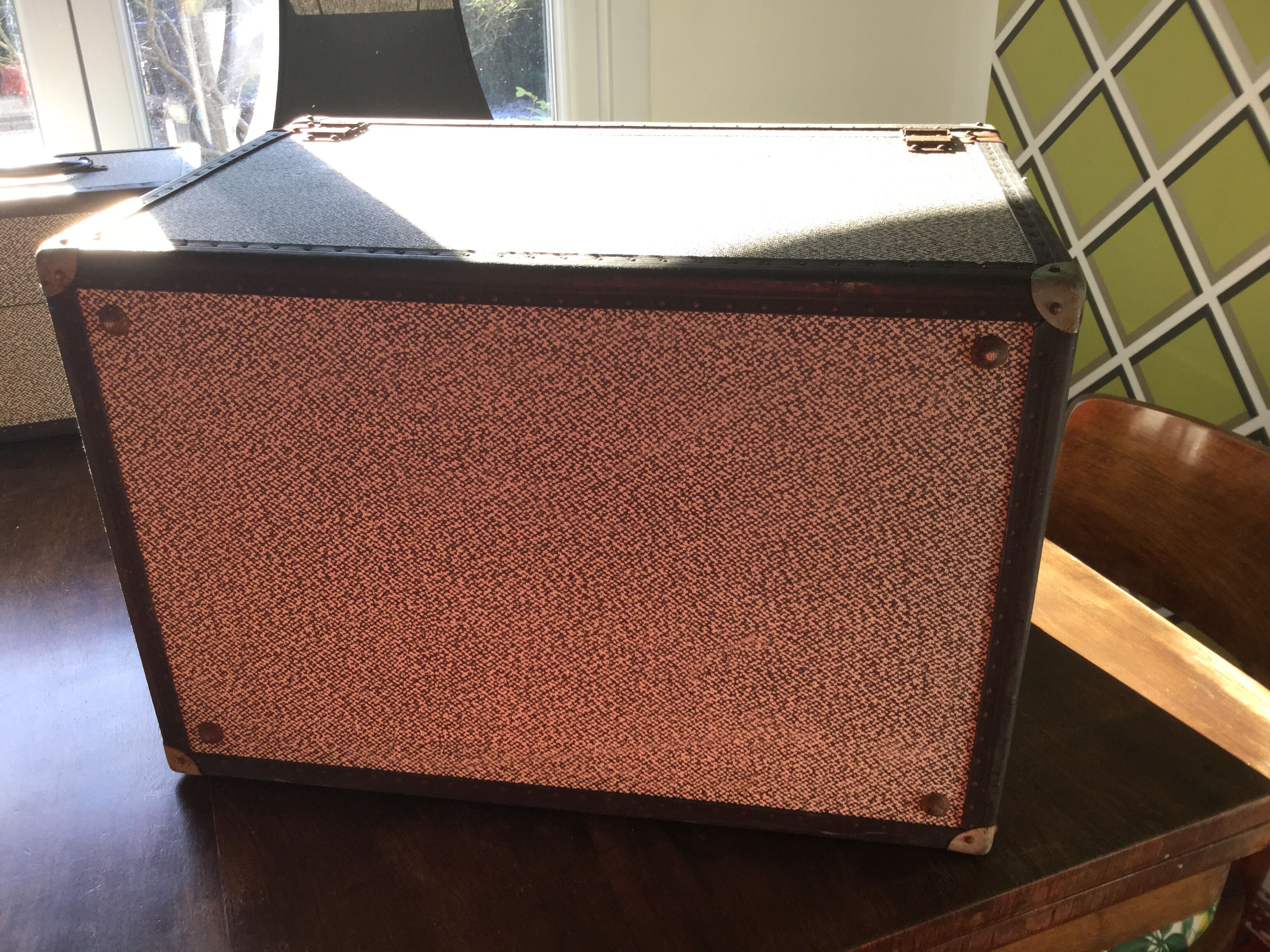 Malle Louis VUITTON Tweed Canvas 1950