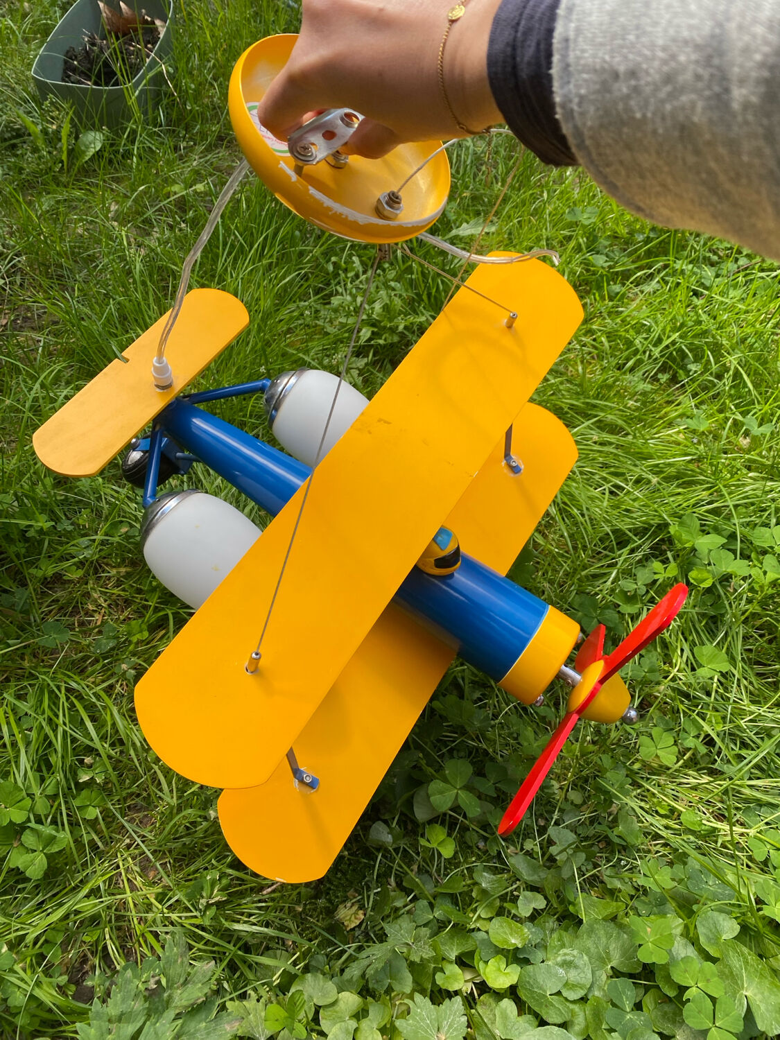 Vintage aviator children's luster