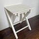 Tabouret de pêche à lattes vintage
