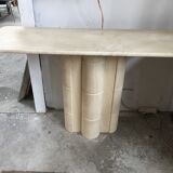 Travertine console years 70/80