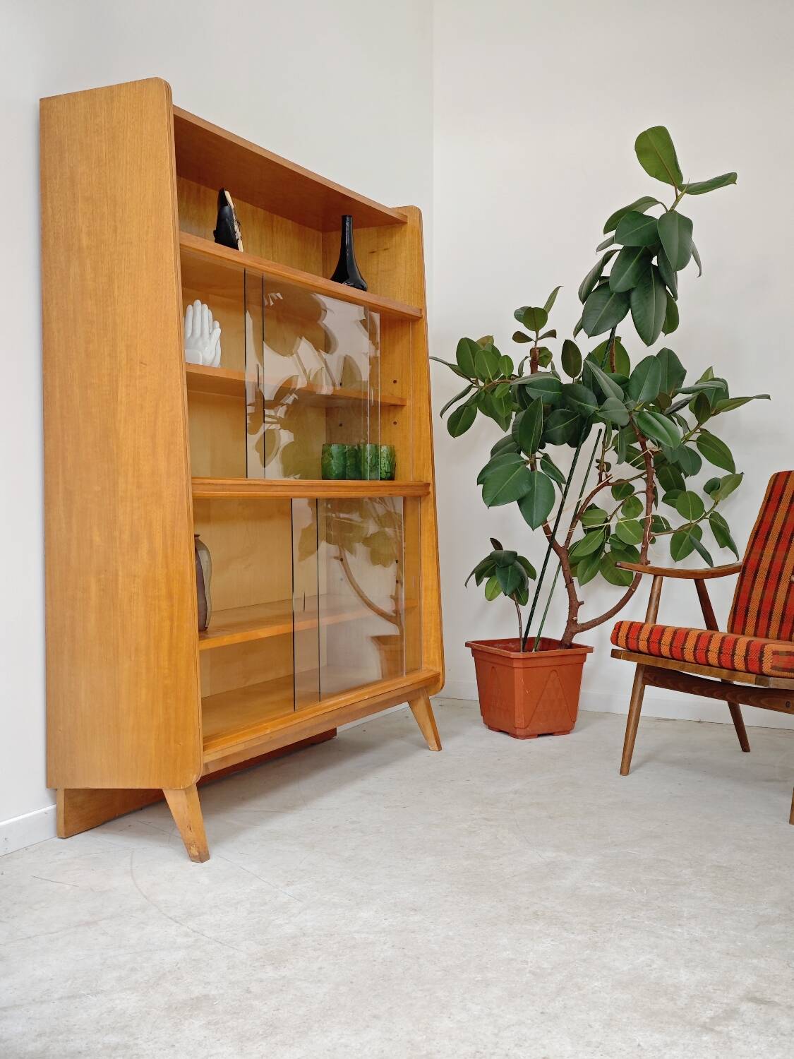 Bookcase / Showcase by Frantisek Jirak for Tatra Pravenec 1960