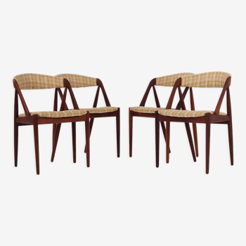 Teak chairs by Kai Kristiansen model 31 1970s