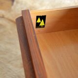 Scandinavian teak sewing box / worker 1960