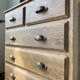 1950 oak chiffonier chest of drawers