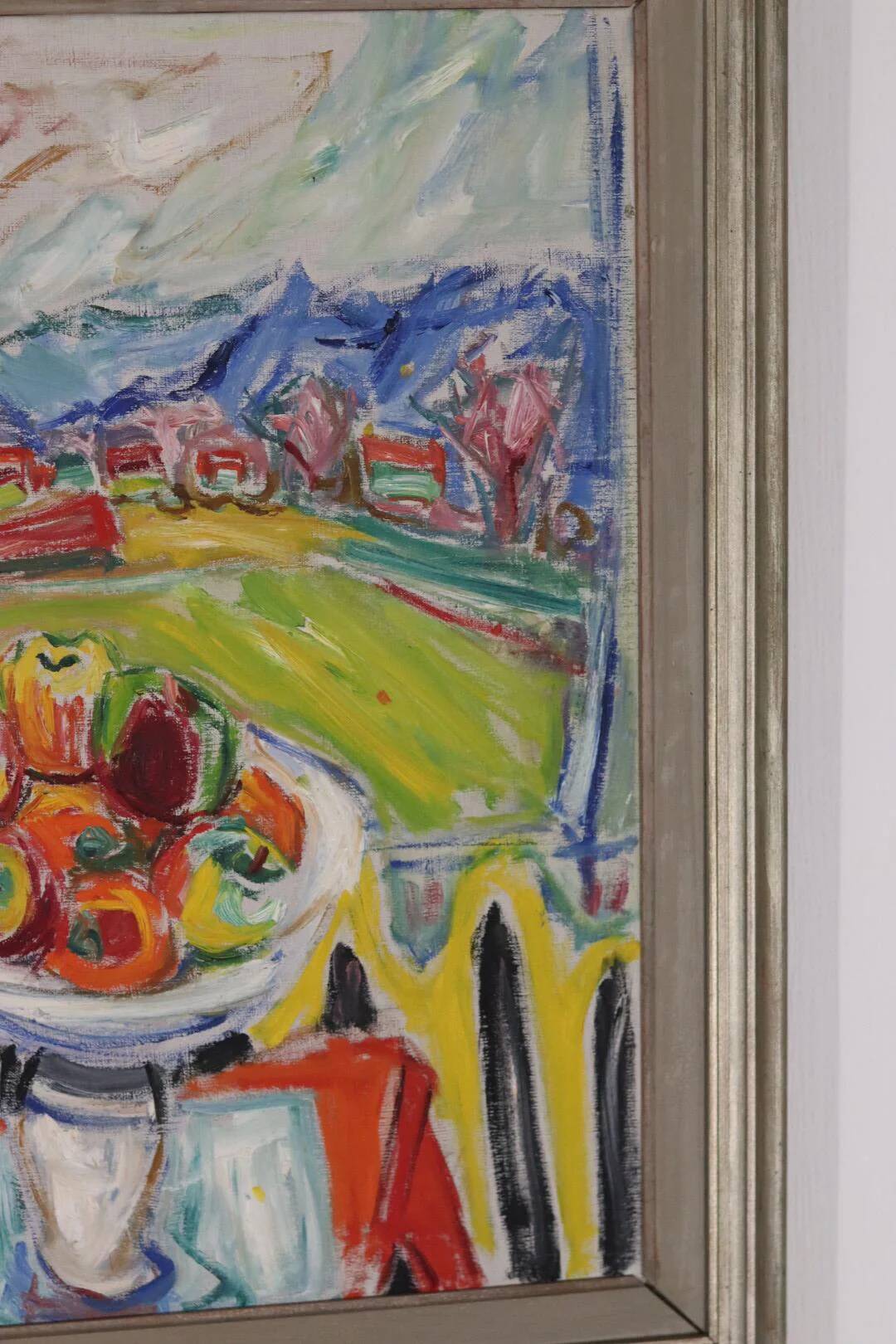 « Paysage avec nature morte » par Wilhelm W. (Attribué)