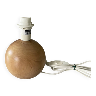 Light wooden ball lamp