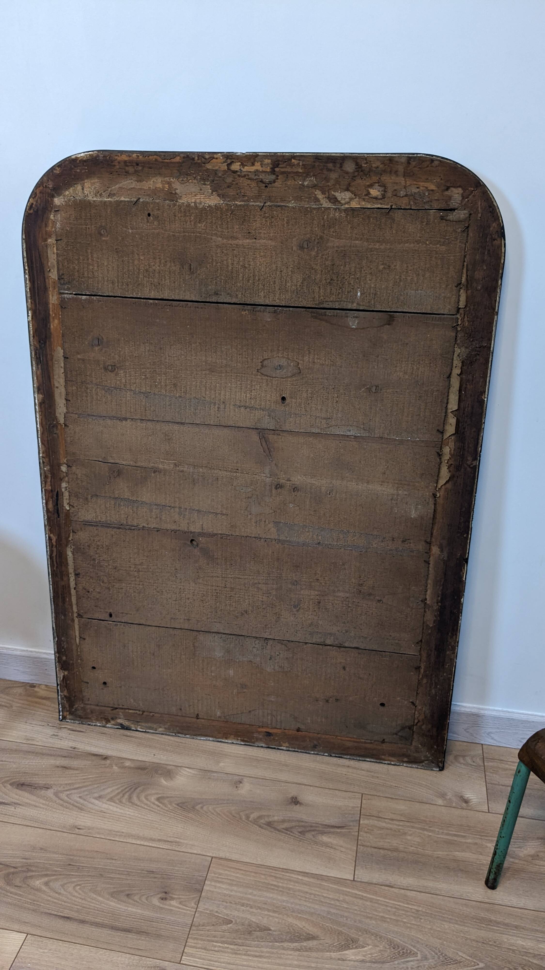 Louis Philippe black and gold mirror 108 x 77 cm