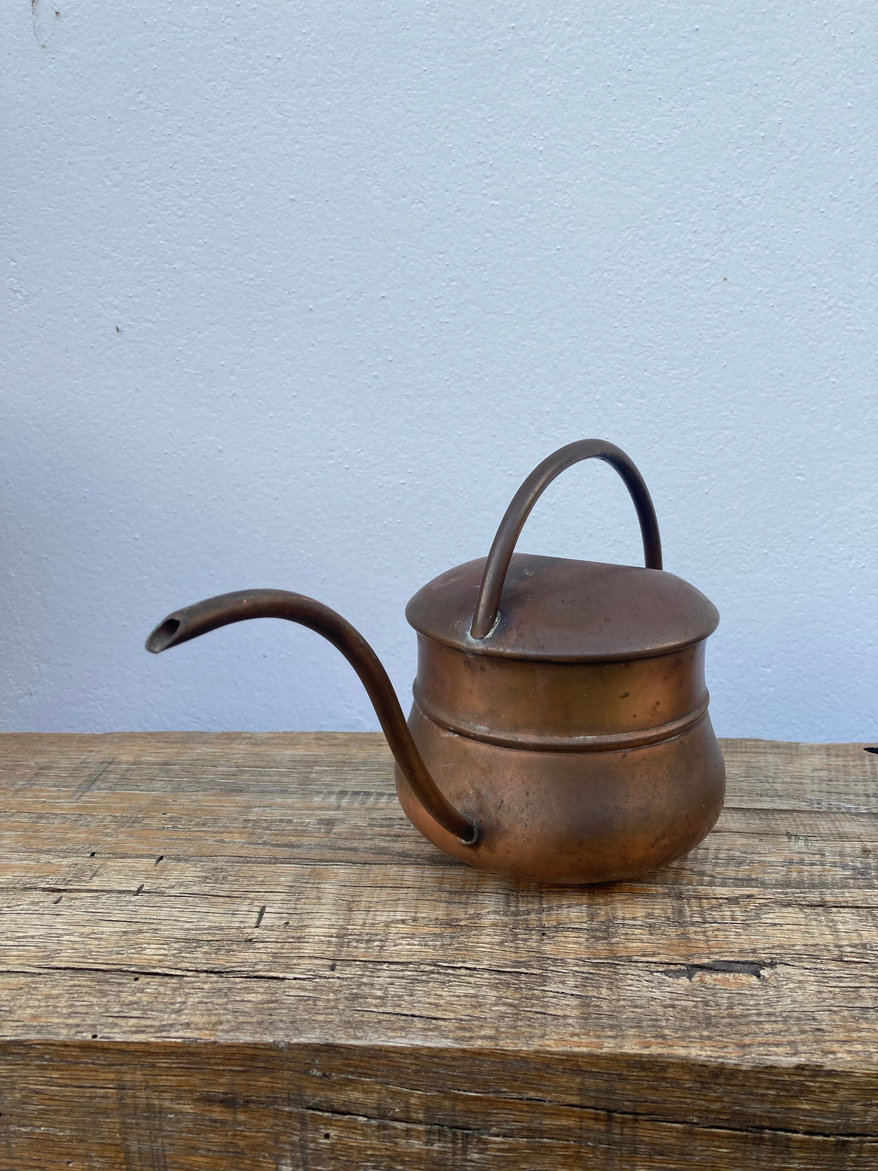 Old vintage copper watering can 1960 / 1970