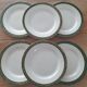 Lot 6 assiettes dorées Digoin