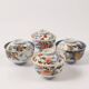 4 bowls with lid Japan