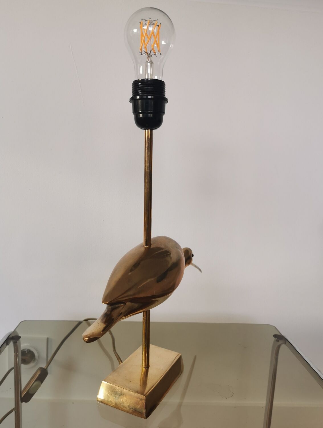 Ibis brass lamp foot