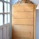 Large antique gilded mirror in the Baroque style