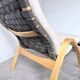 Transat hêtre bois courbé Ikea vintage Kim Samson