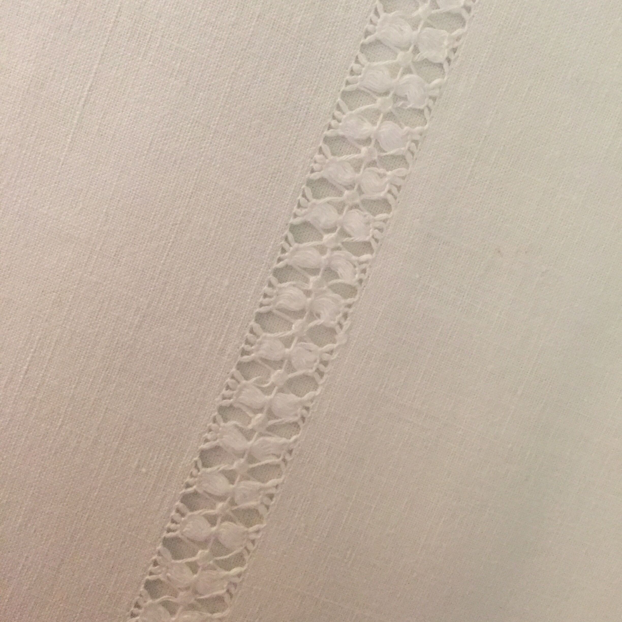 Antique embroidered sheet