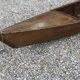 Old flat-bottomed mahogany canoe "Lake Enghien" 1930s/40s