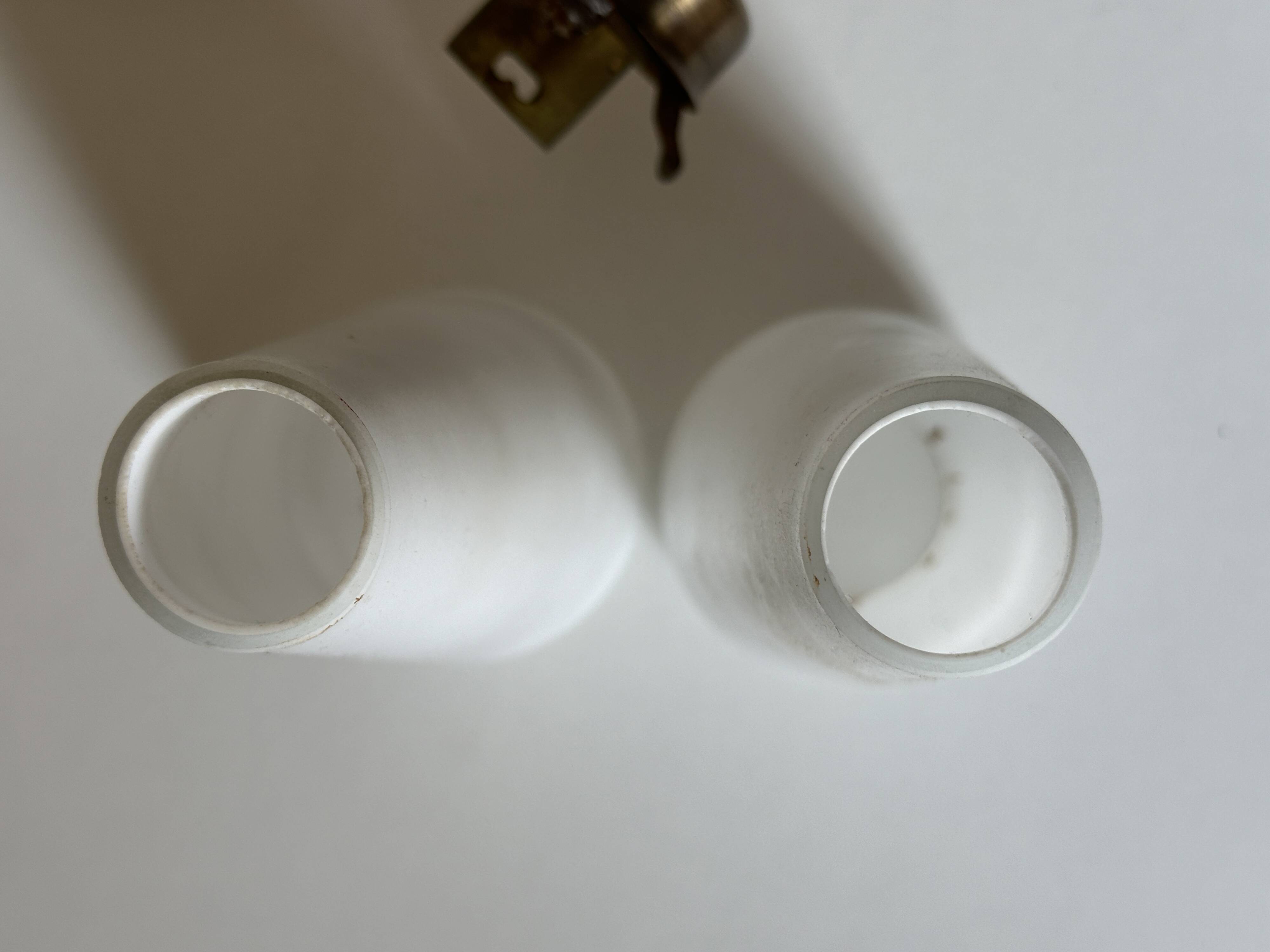 Vintage design solid brass wall light from the 60s