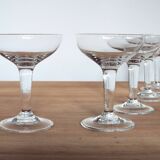 5 bistro champagne glasses