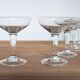 5 bistro champagne glasses