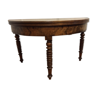 Table demi-lune