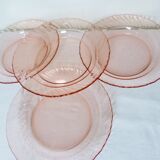 4 hollow plates Luminarc model Rosaline