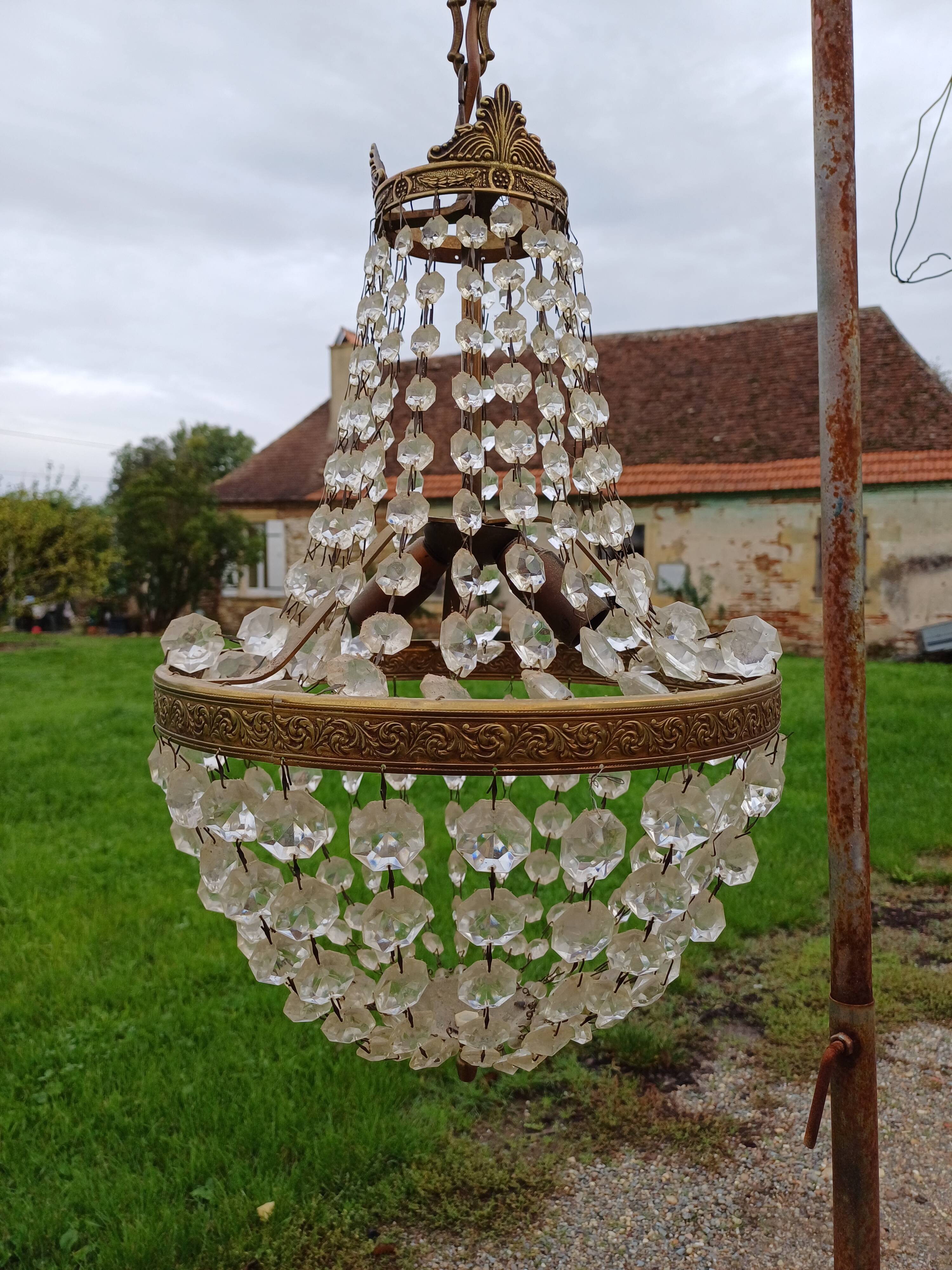Hot Air Balloon Chandelier with Tassels