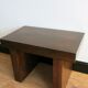 Banc massif en bois tropical