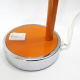 Orange desk or table lamp Italy 1970