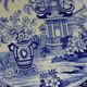 Plat Creil et Montereau décor chinois bleu