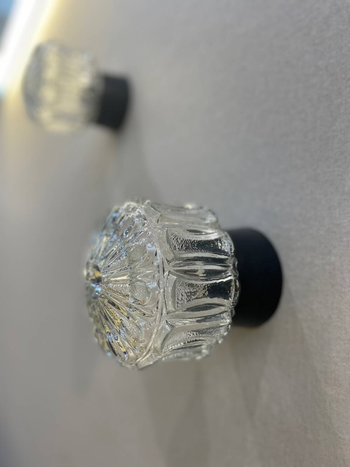 Pair of art deco wall lights