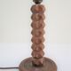 Solid wood lamp foot "diamond tip" years 40-50