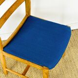 6 Scandinavian oak chairs from the 1960s