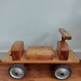 Vintage wooden car