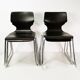 Un ensemble de chaises modernistes Pagholz Flototto, Allemagne, années 1970.
