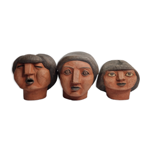 Ensemble de 3 têtes