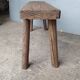 Bench 100 cm old solid wood with patina