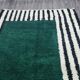 Magnifique tapis berbère vert décoré 200/300cm