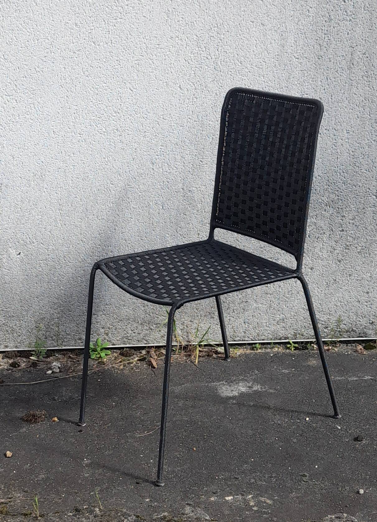 Fishing wire chair (indoor and outdoor): dining room, bistro, office, garden