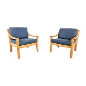 Paire de fauteuils par