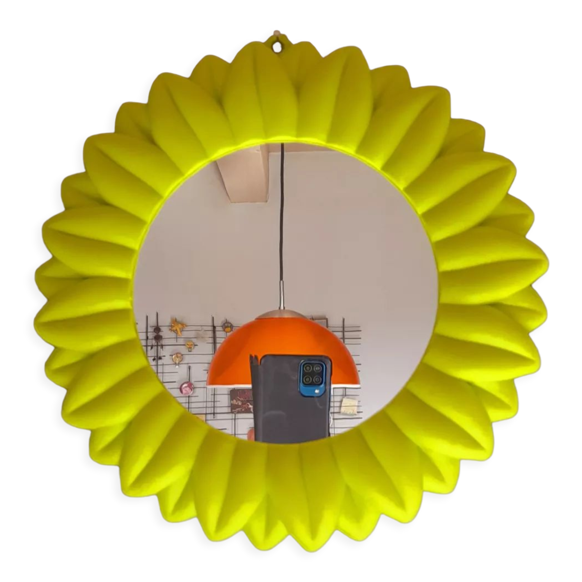 Plastic sun mirror 70s