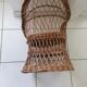 Fauteuil osier enfant 1960