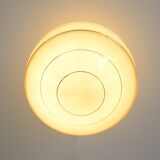 Semi flush mount Art Deco sconce 1940s antique lighting redesigned lamp