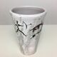Ceramic vase parietal decoration, 50s signed yurtsua