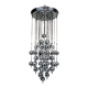 Italian Chrome Chandelier with Spherical Elements, 1970s