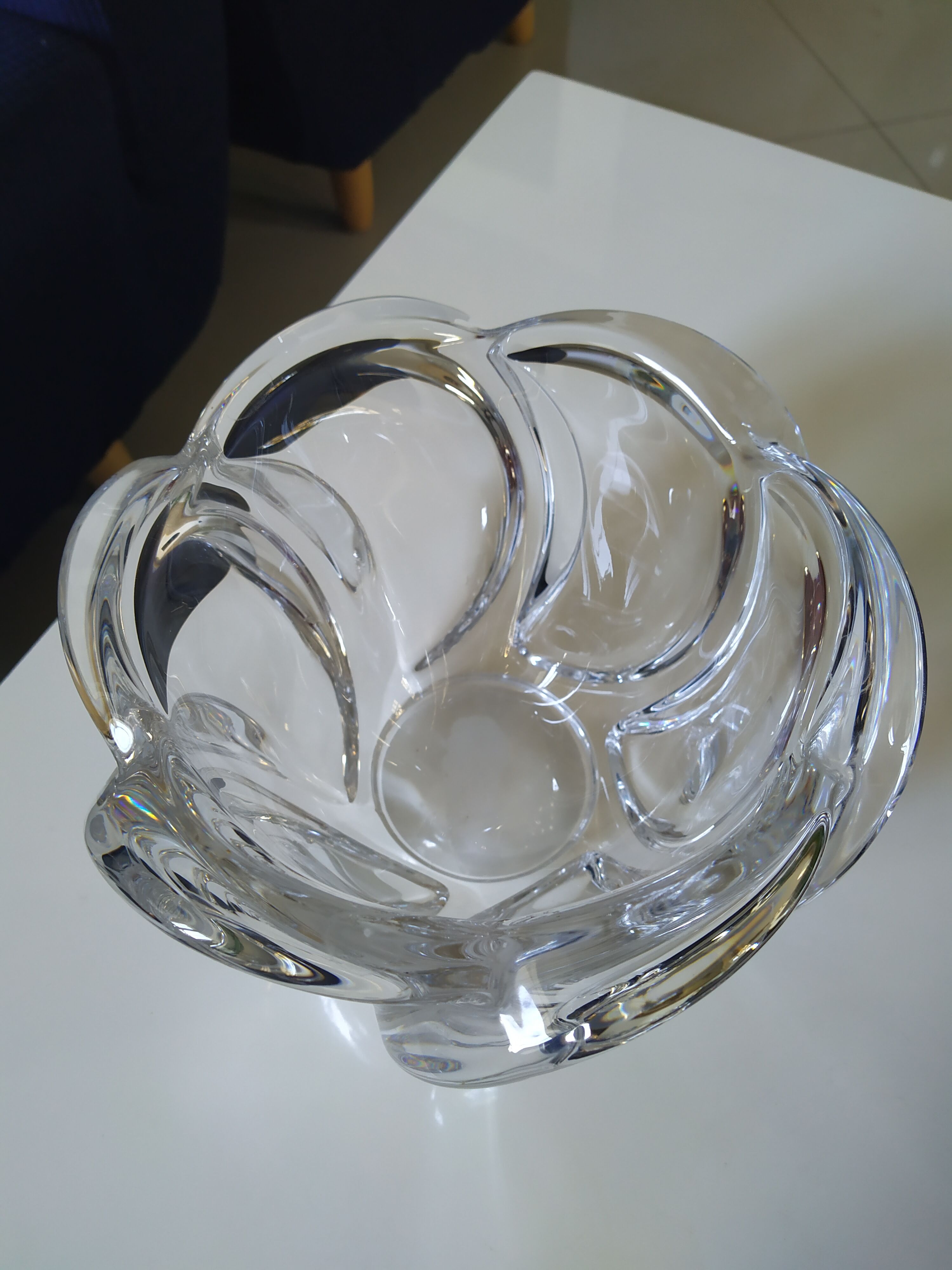 Vase Cristallerie de Vanne Le Châtel