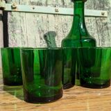Vintage glass and carafe service