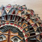 Ceramic sun by Roland Zobel Les Cyclades Anduze